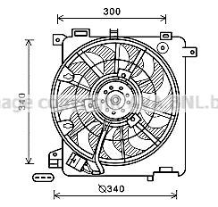 AVA QUALITY COOLING Ventilators, Motora dzesēšanas sistēma OL7635